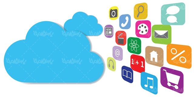 Cloud computing vector