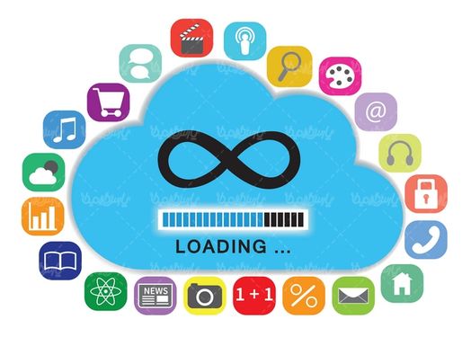Cloud computing vector