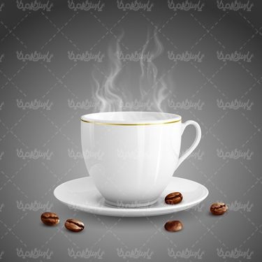 وکتور فنجان قهوه