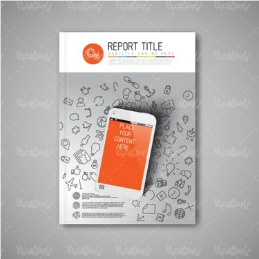 Vector book cover design