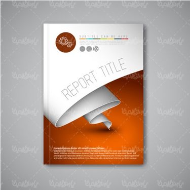Vector book cover design