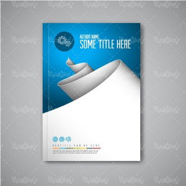 Vector book cover design