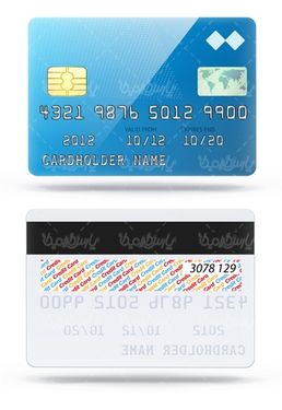 وکتور کارت اعتباری