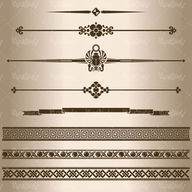 Flower border vector