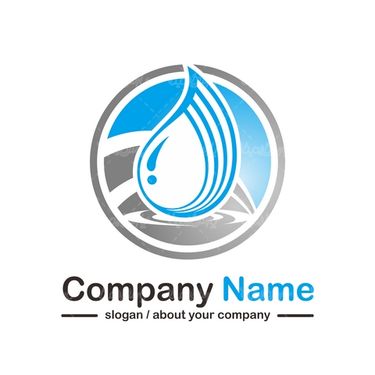 وکتور لوگو قطره آب