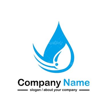 وکتور لوگو قطره آب