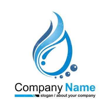 Water drop logo vector