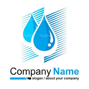 Water drop logo vector