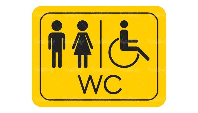 وکتور علامت WC