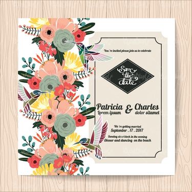 Flower Frame Vector