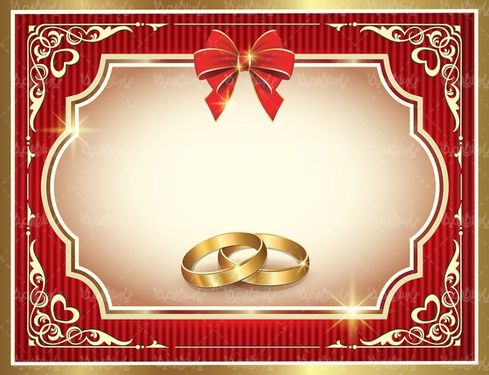 Wedding Card Vector