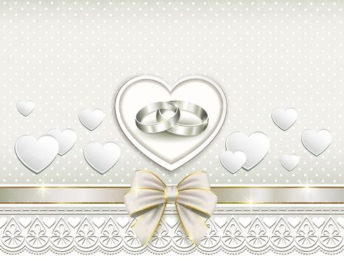 Wedding Card Vector