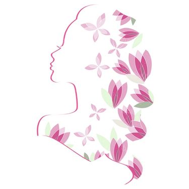 Vector female hairstyles