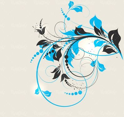 Flower background vector
