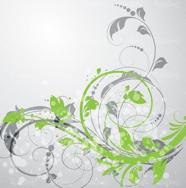 وکتور پس زمینه گل بوته