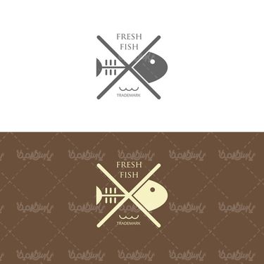 Fish logo vector