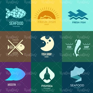 Fish logo vector