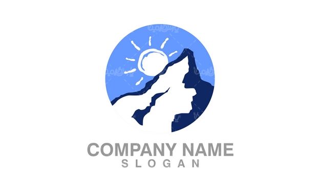 وکتور لوگو کوهنوردی