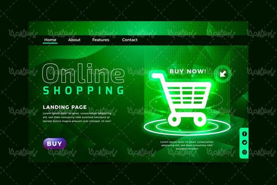وکتور فروشگاه اینترنتی