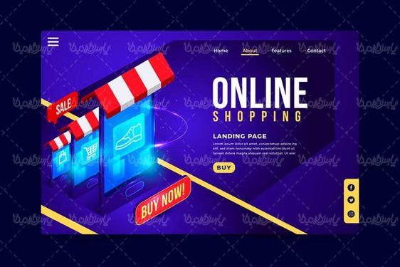 وکتور فروشگاه اینترنتی