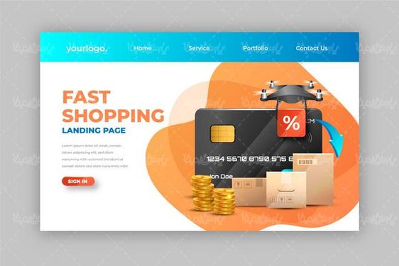Online shopping vector