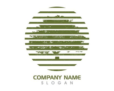 Vector tree logo