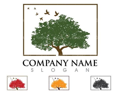 Vector tree logo