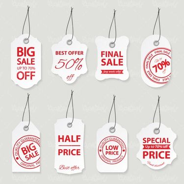 Vector label pendant