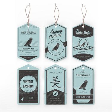 Vector label pendant