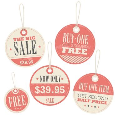 Vector label pendant