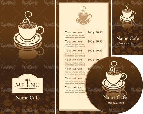 وکتور لیبل کافی شاپ