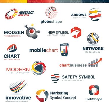 Vector 3D icons