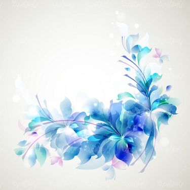 وکتور پس زمینه گل