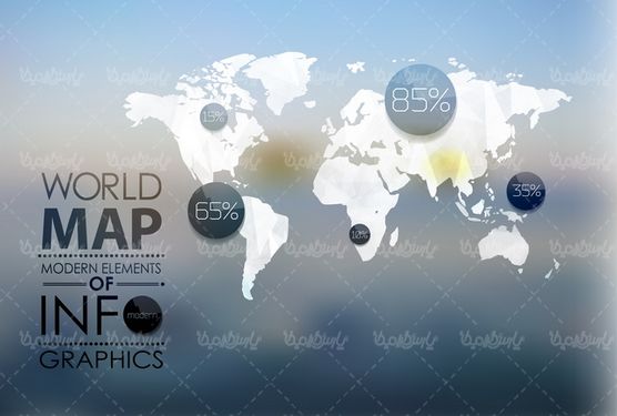 Vector world map