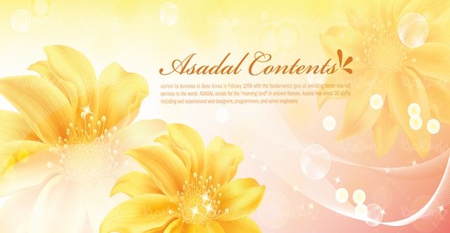Flower frame vector
