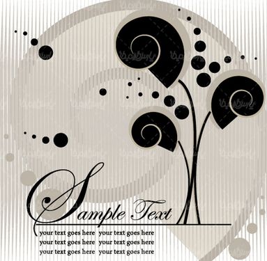 Flower frame vector