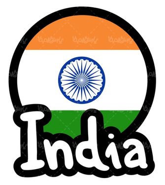 Vector Indian flag