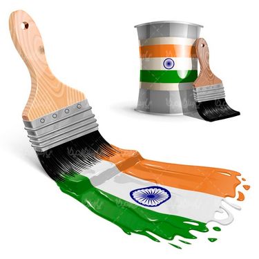 Vector Indian flag