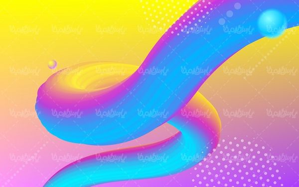 وکتور پس زمینه سه بعدی