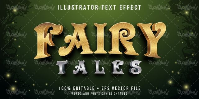 Vector text style effect