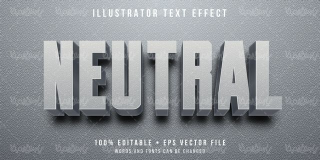 Vector text style effect