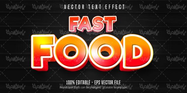Vector text effect