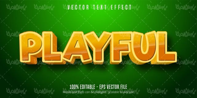 Vector text effect