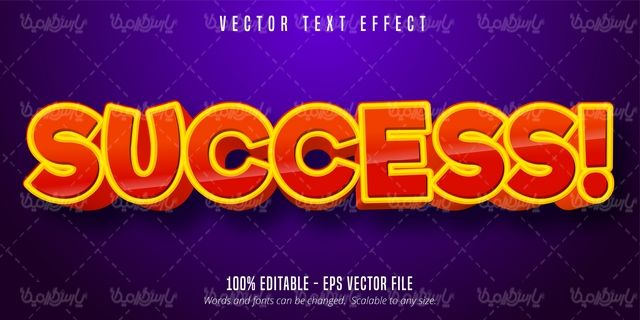 Vector text effect