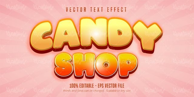 Vector text effect
