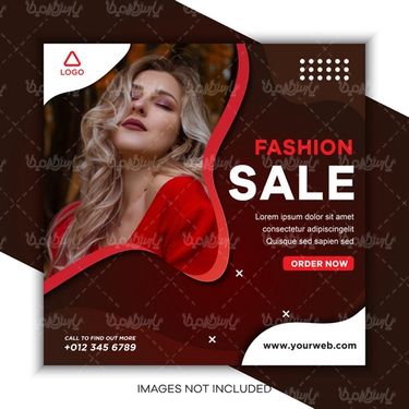وکتور طرح نمایشگاه پوشاک زنانه