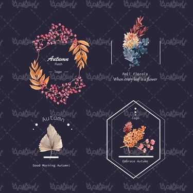 Flower logo vector