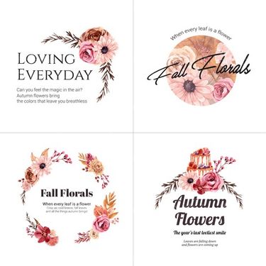 Flower logo vector
