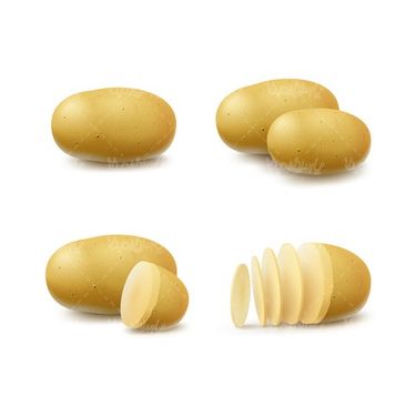 وکتور چیپس سیب زمینی