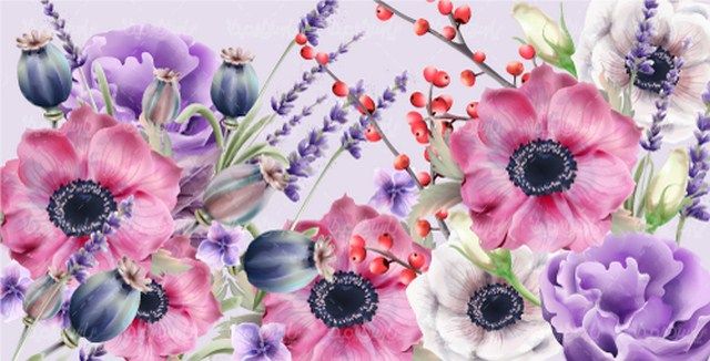 Vector flower background